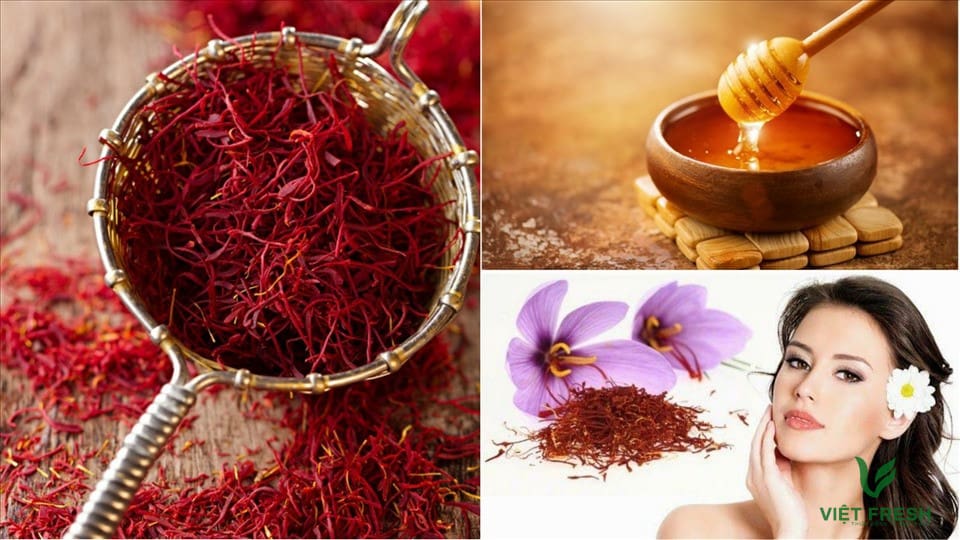 sử dụng saffron mật ong chuẩn khoa học 