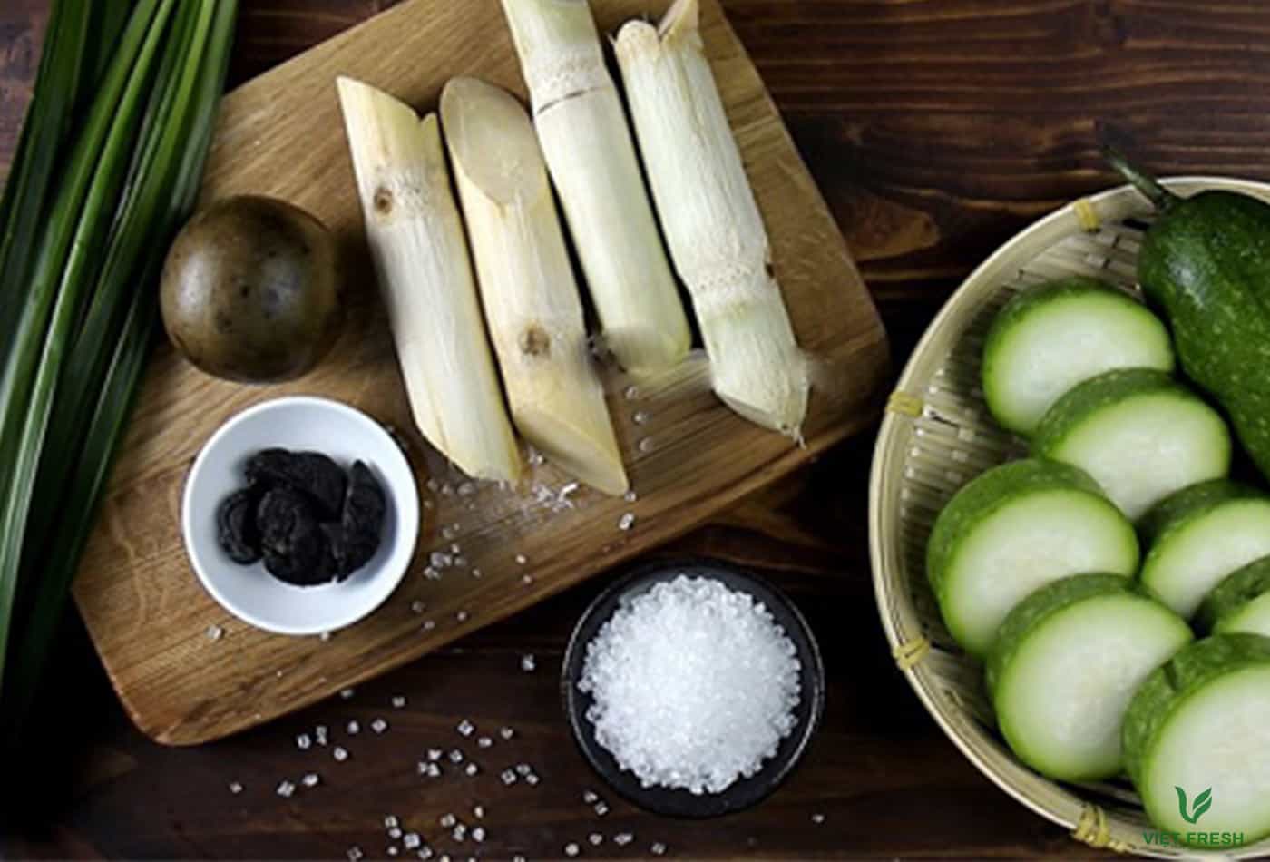 Trà bí đao hạt chia 