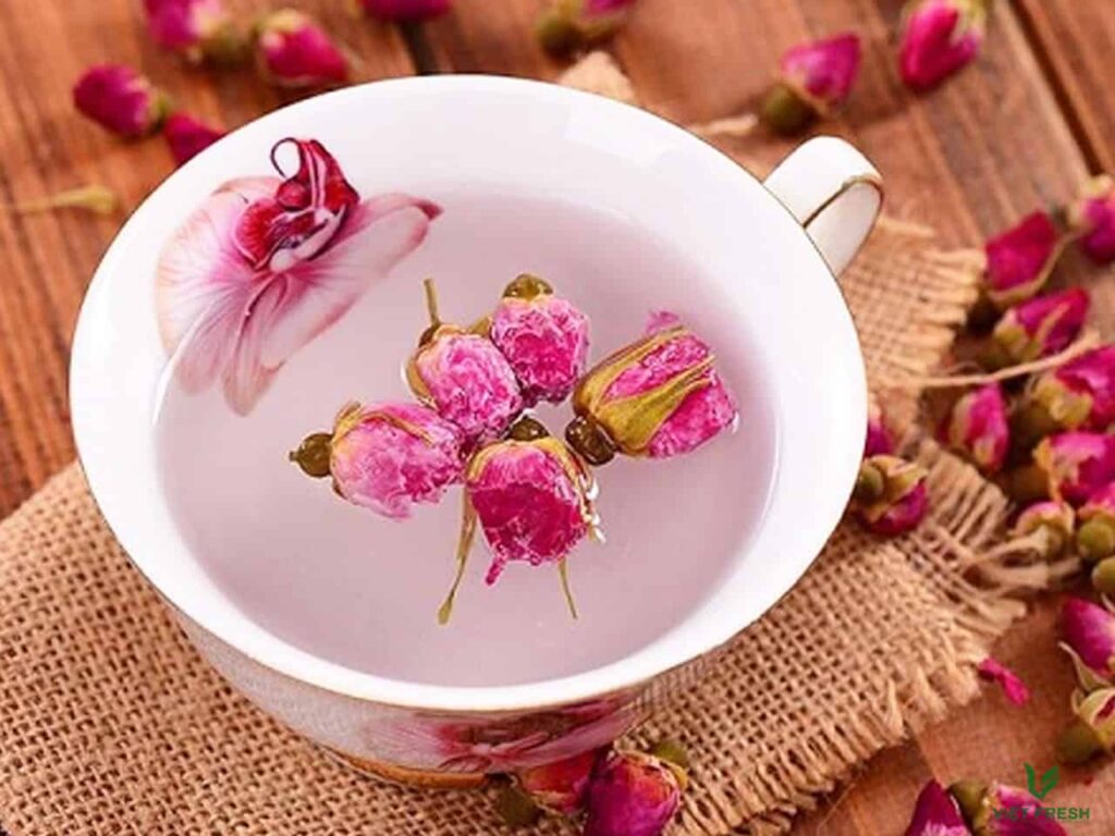 trà hoa hồng thơm ngát