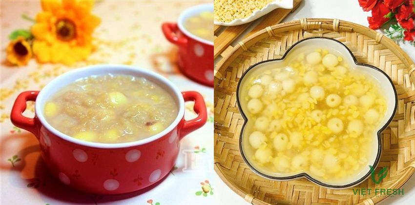 Nấu chè hạt sen đậu xanh thanh mát ngày hè