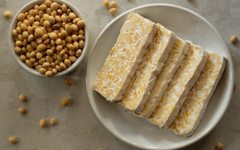 Tempeh là loại thực phẩm lên men dùng trong ăn chay