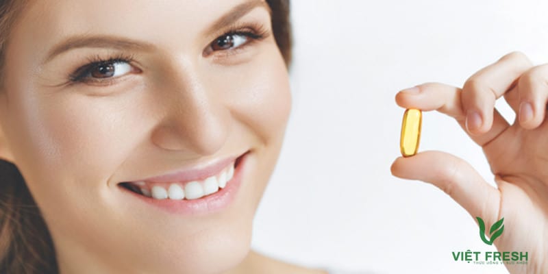 Viên vitamin E giúp bổ sung hệ thống nội tiết ở phụ nữ 